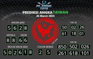 prediksi Taiwan 26-03-23