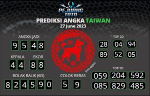 prediksi Taiwan 27-06-23