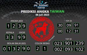 prediksi Taiwan 06-07-23